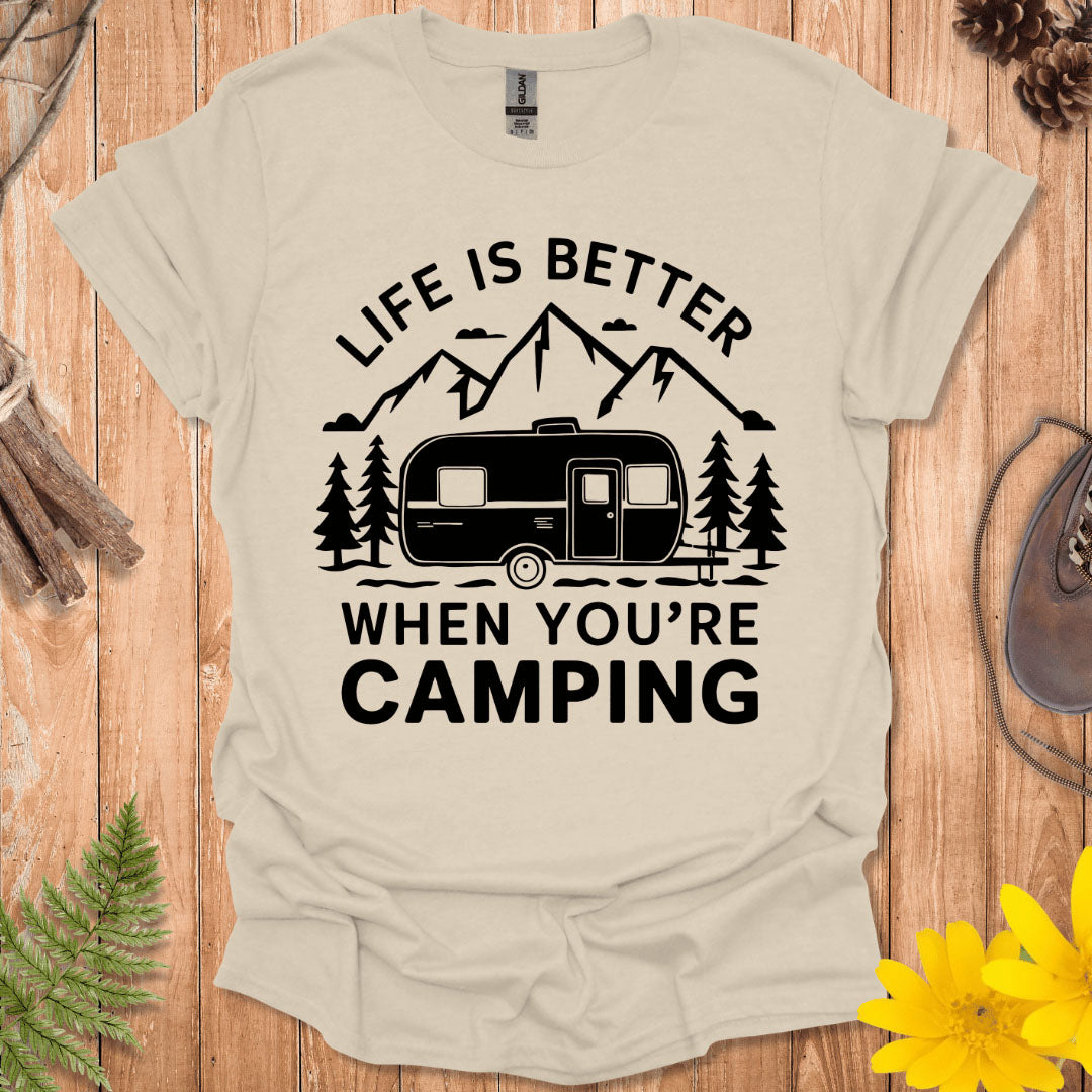 Life Is Better Trailer T-Shirt
