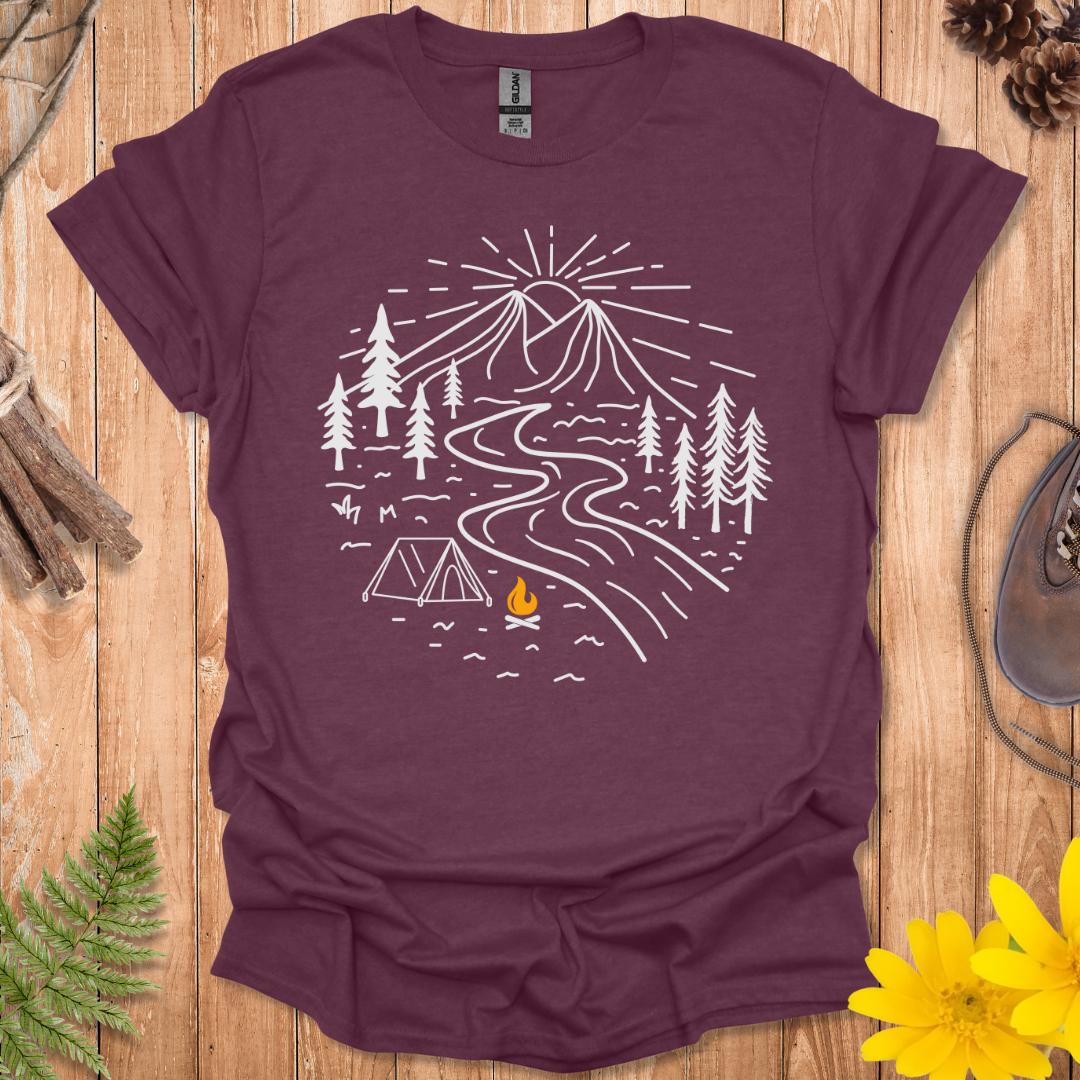 Camping In Nature T-Shirt