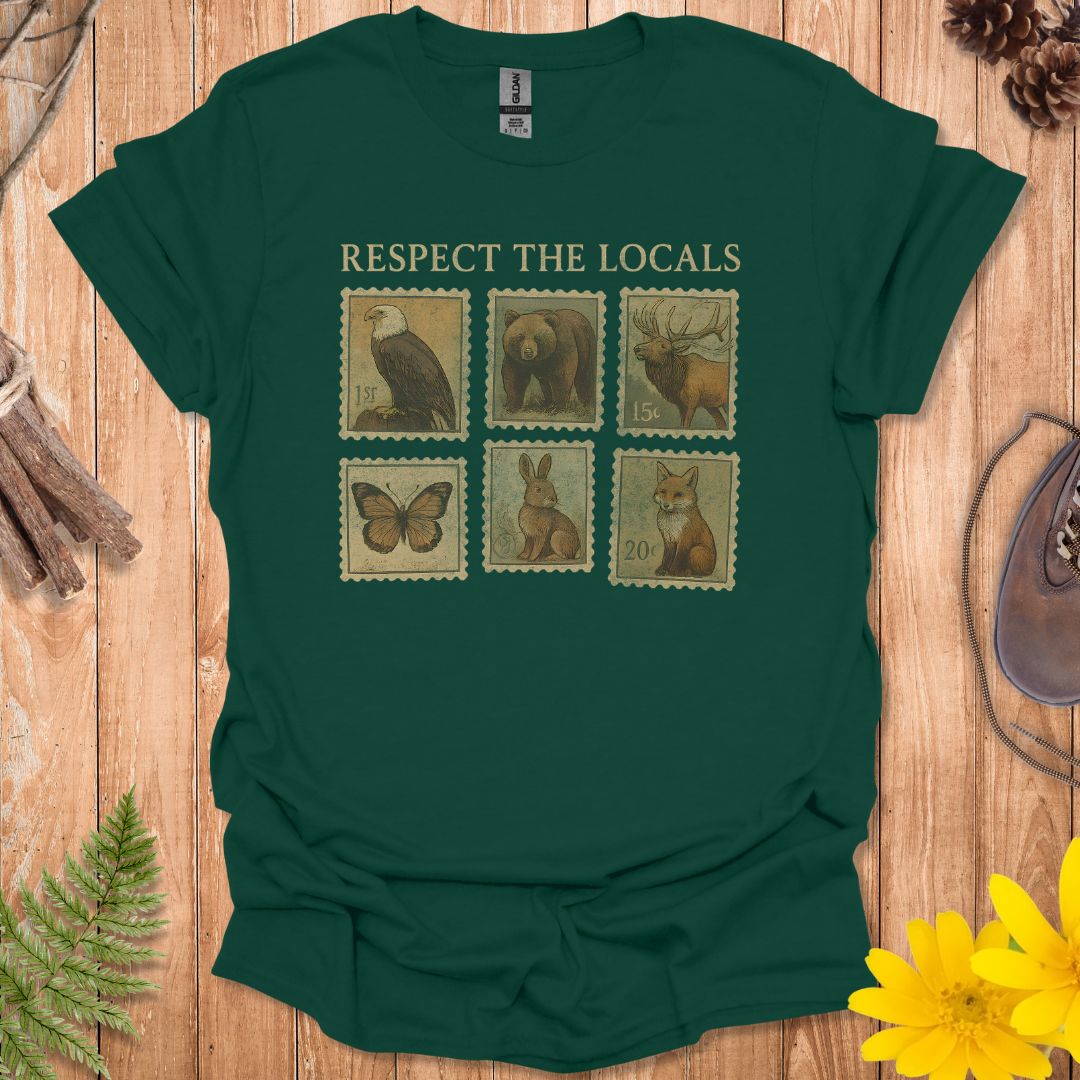 Respect The Locals Stamp T-Shirt