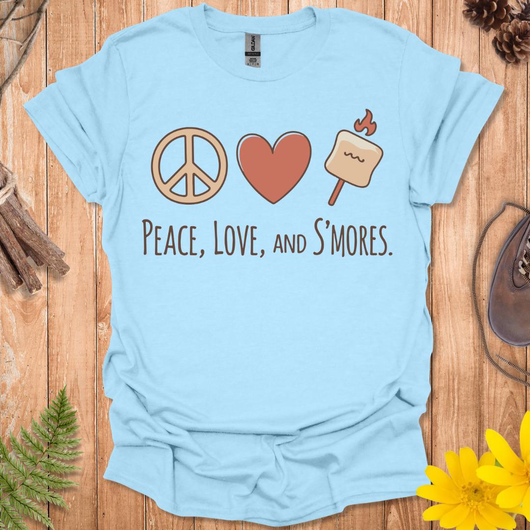 Peace Love And S'mores T-Shirt