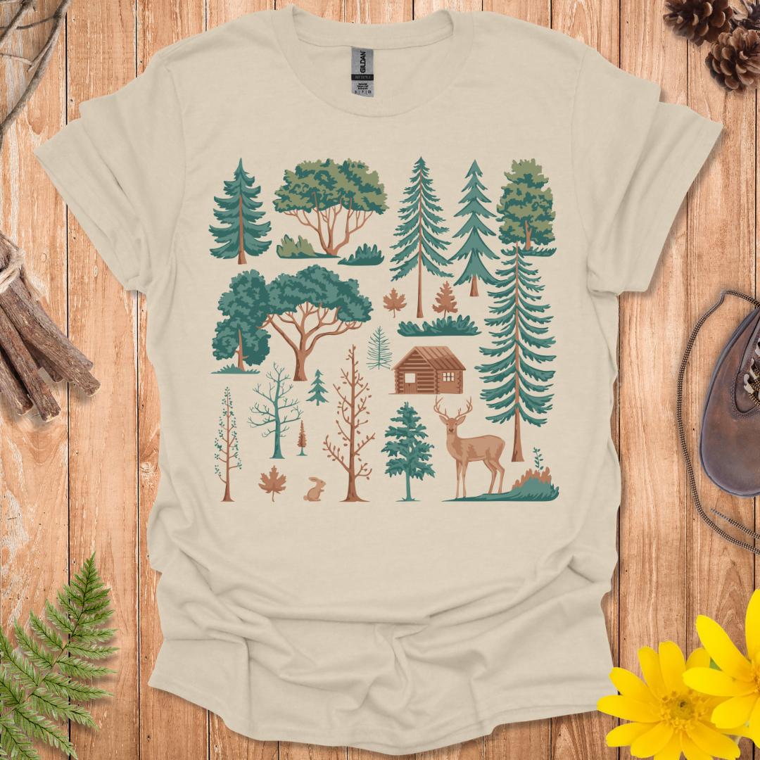 Deer In The Woods T-Shirt