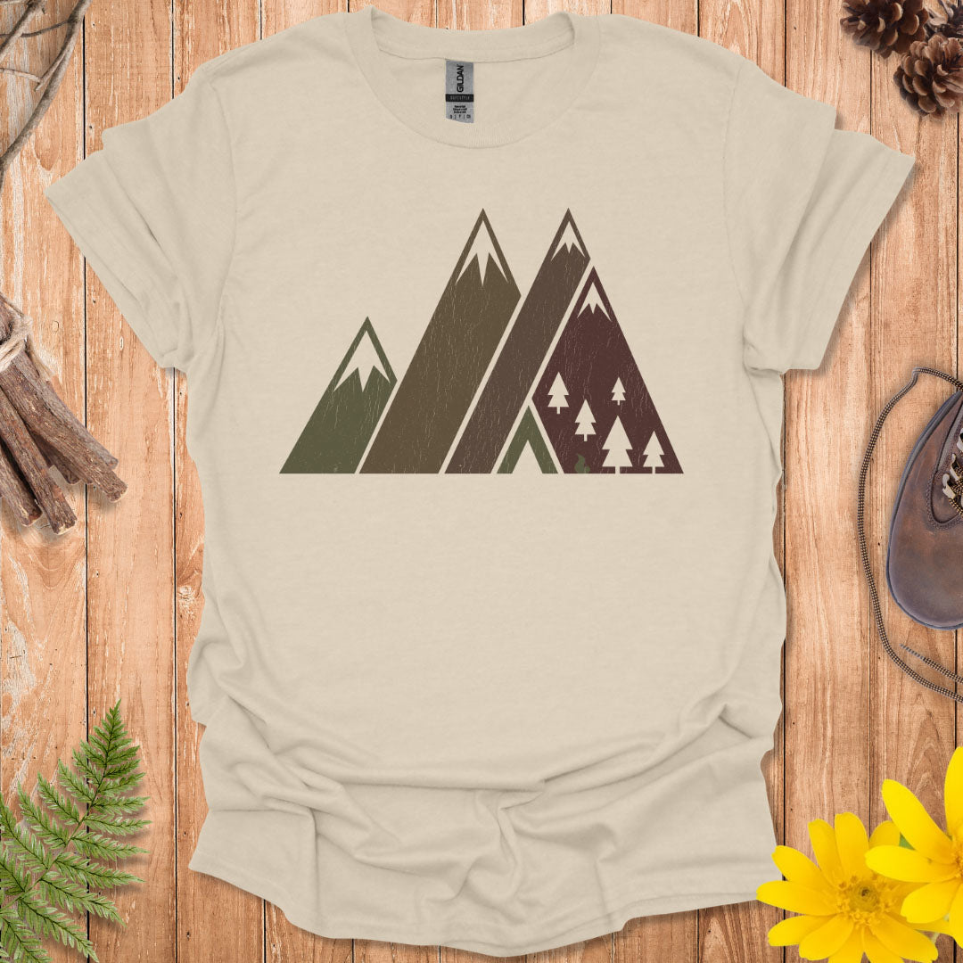 Geometric Mountains T-Shirt