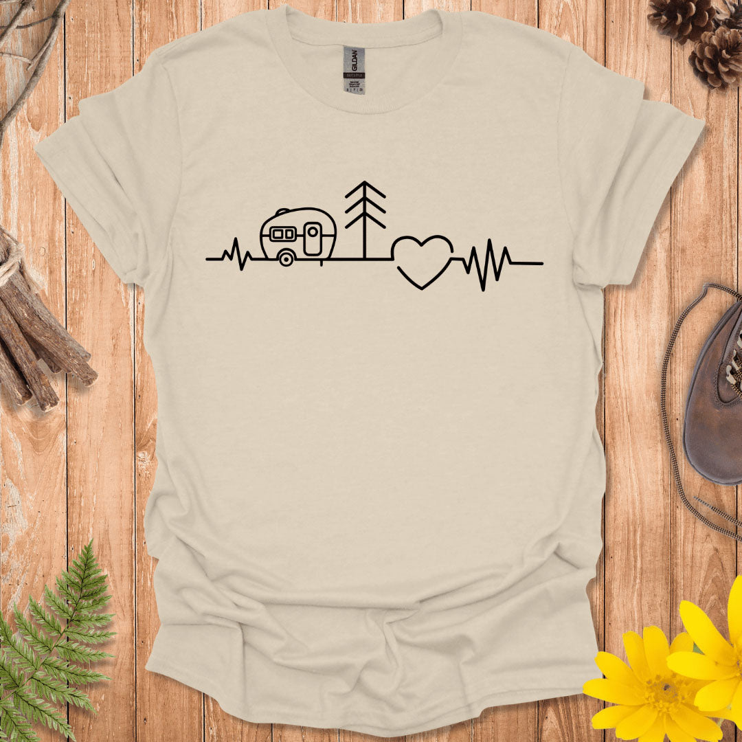 Camper Heartbeat T-Shirt