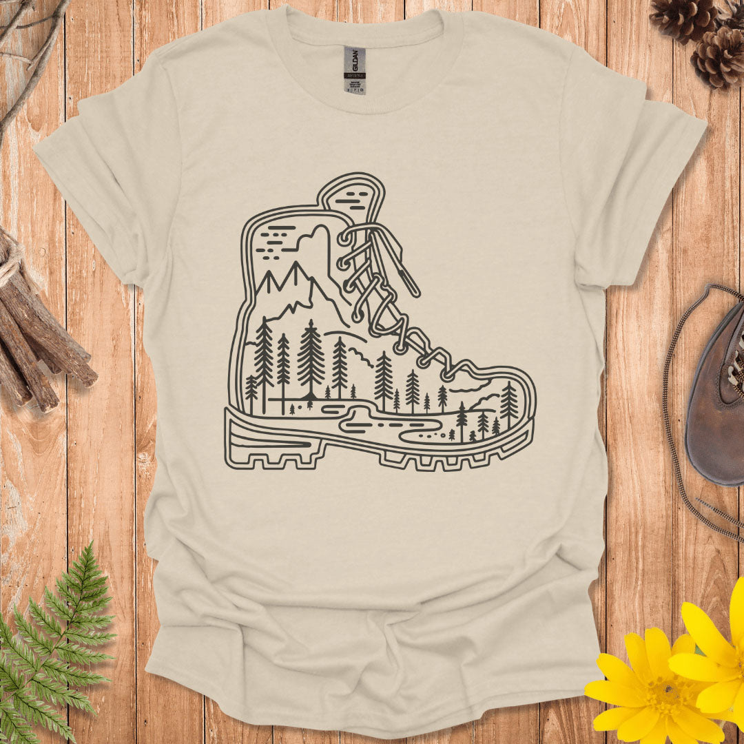 Hiking Boot Nature T-Shirt