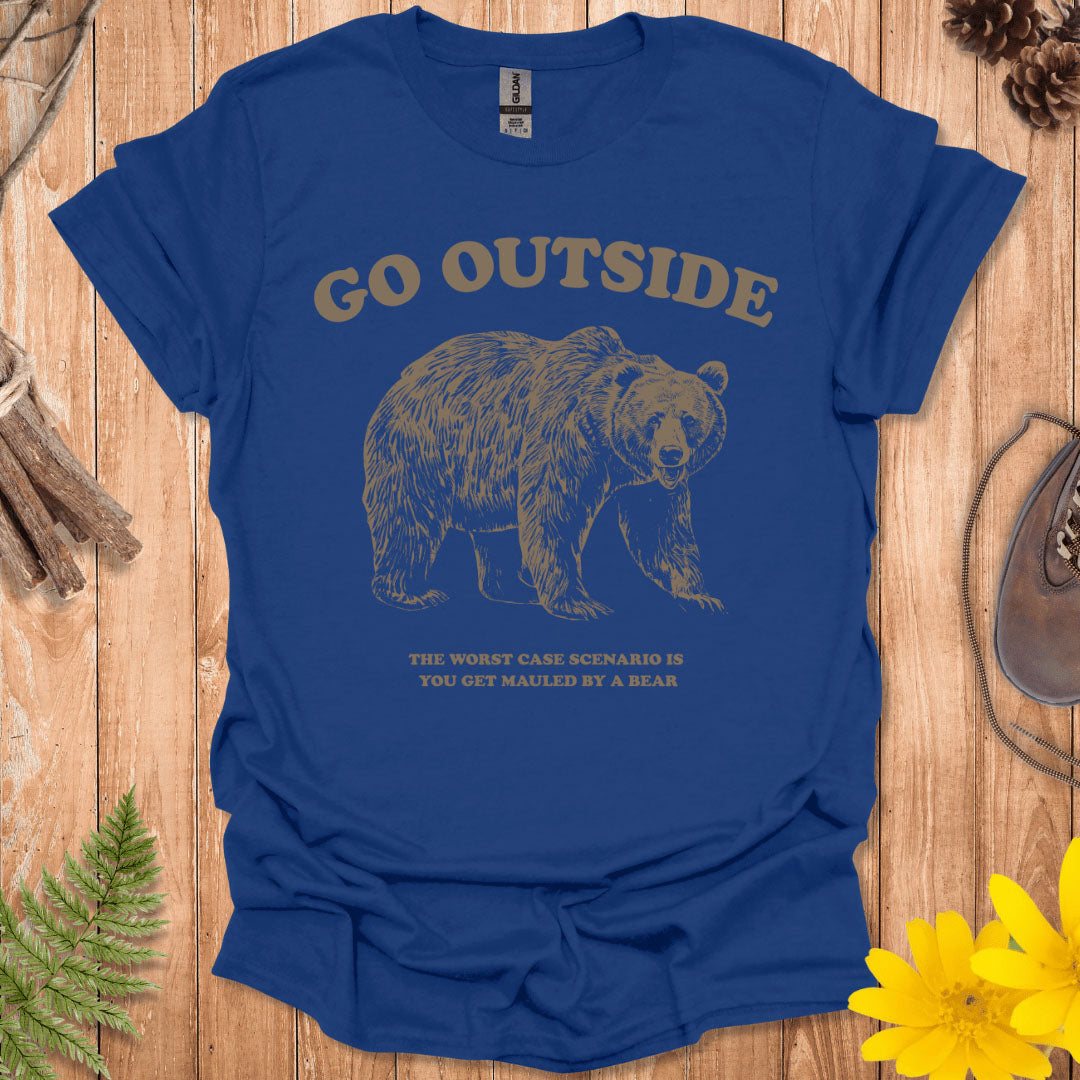 Go Outside Bear T-Shirt
