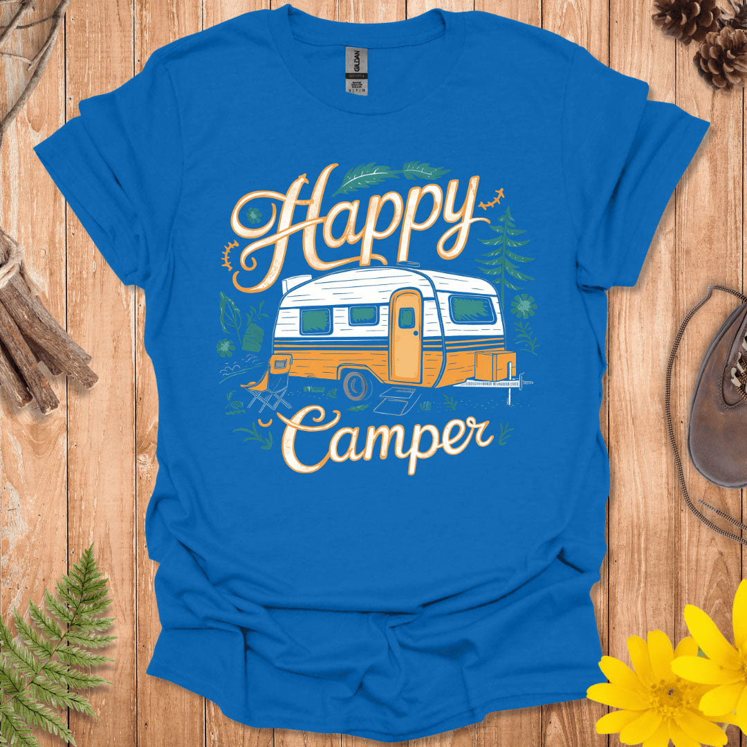 Happy Camper Trailer T-Shirt