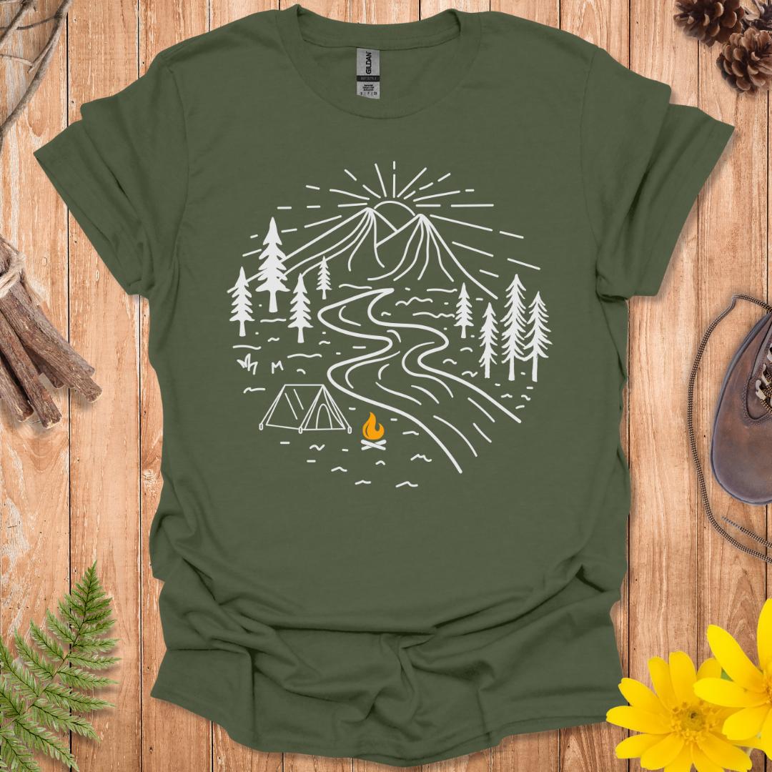 Camping In Nature T-Shirt