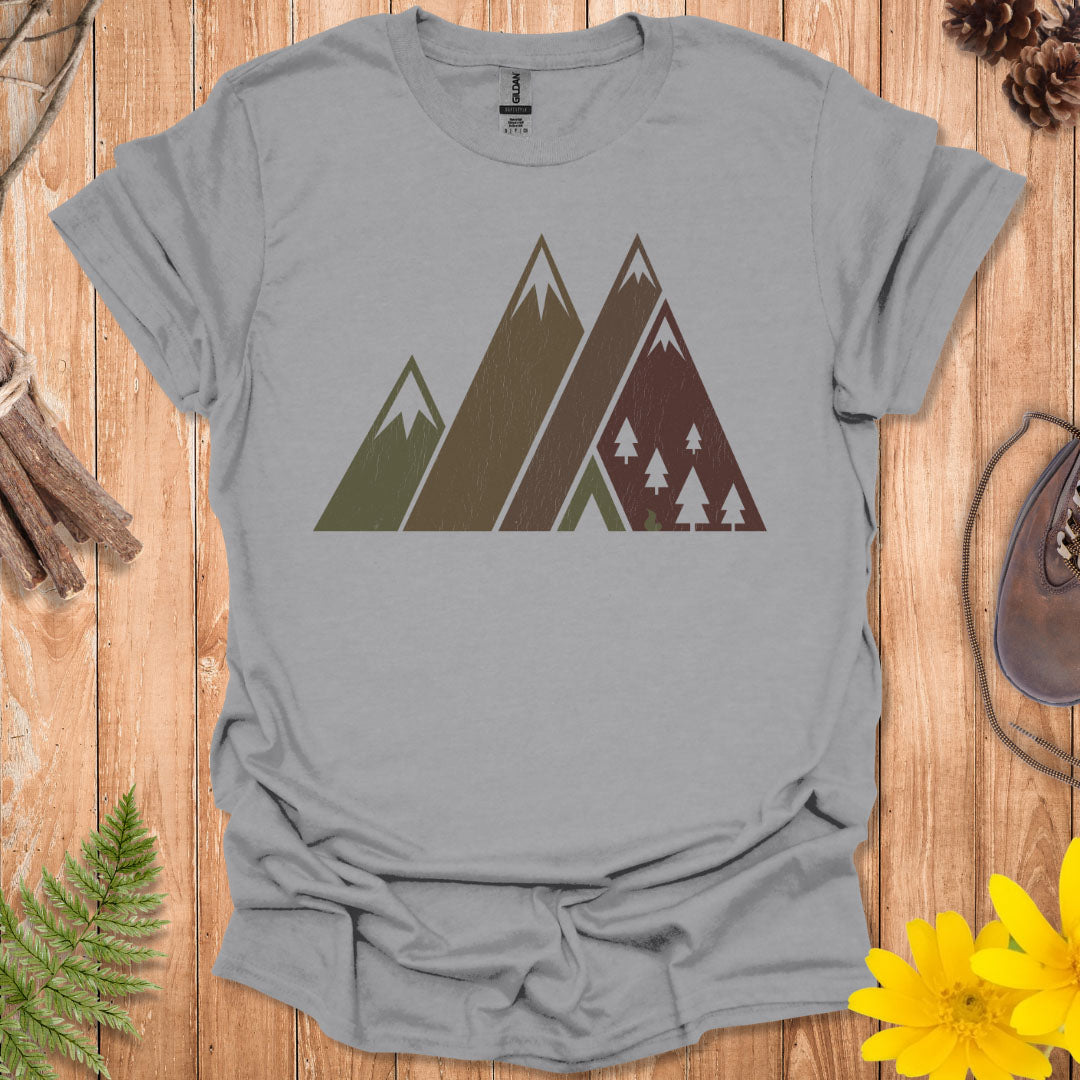 Geometric Mountains T-Shirt