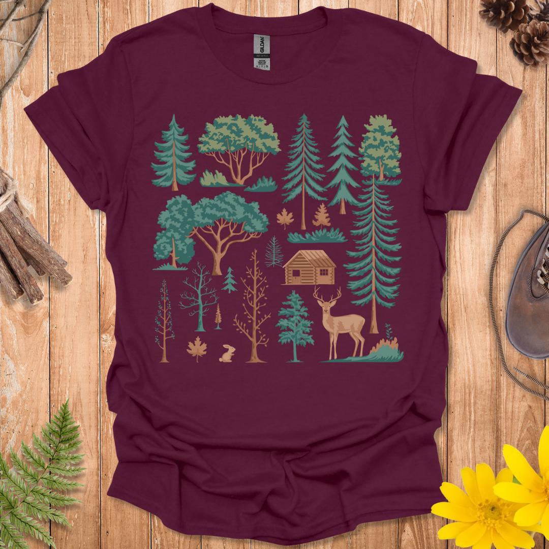 Deer In The Woods T-Shirt