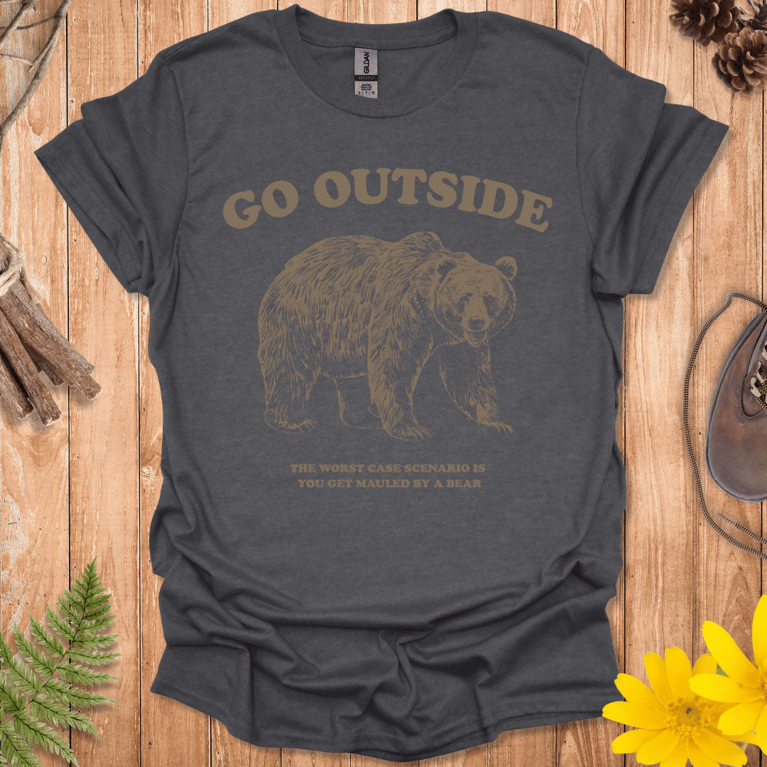 Go Outside Bear T-Shirt