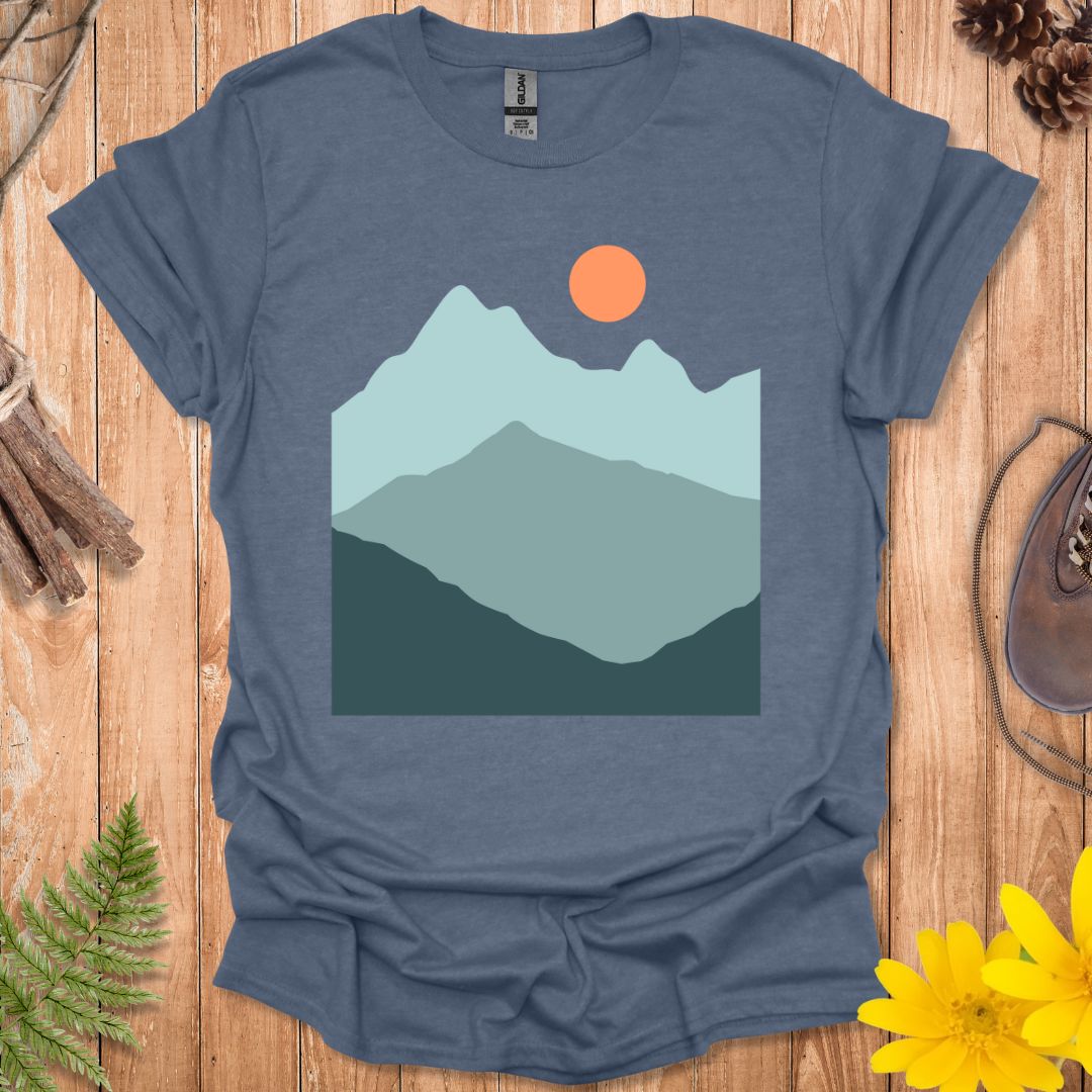 Minimal Mountain Range T-Shirt