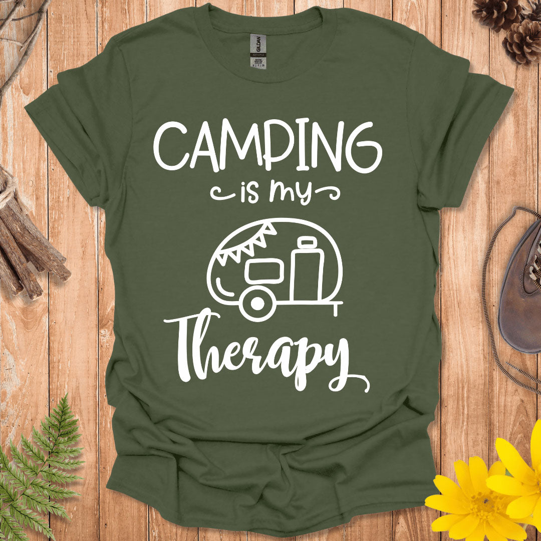Camping Is My Therapy T-Shirt