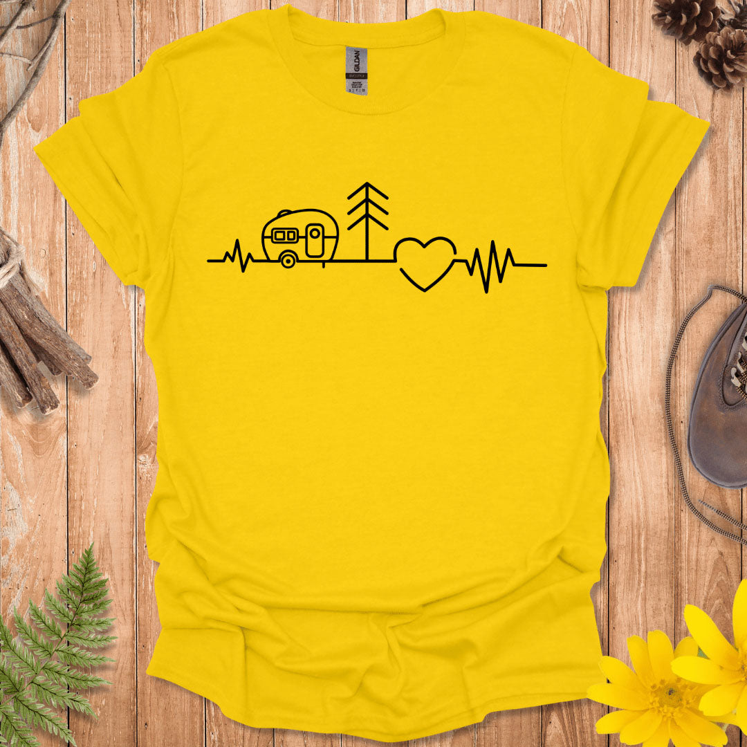 Camper Heartbeat T-Shirt