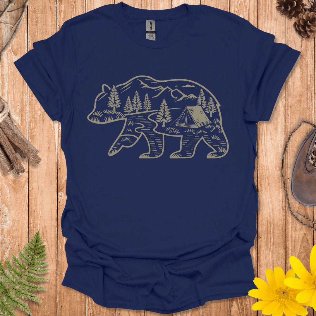 Camping Bear T-Shirt