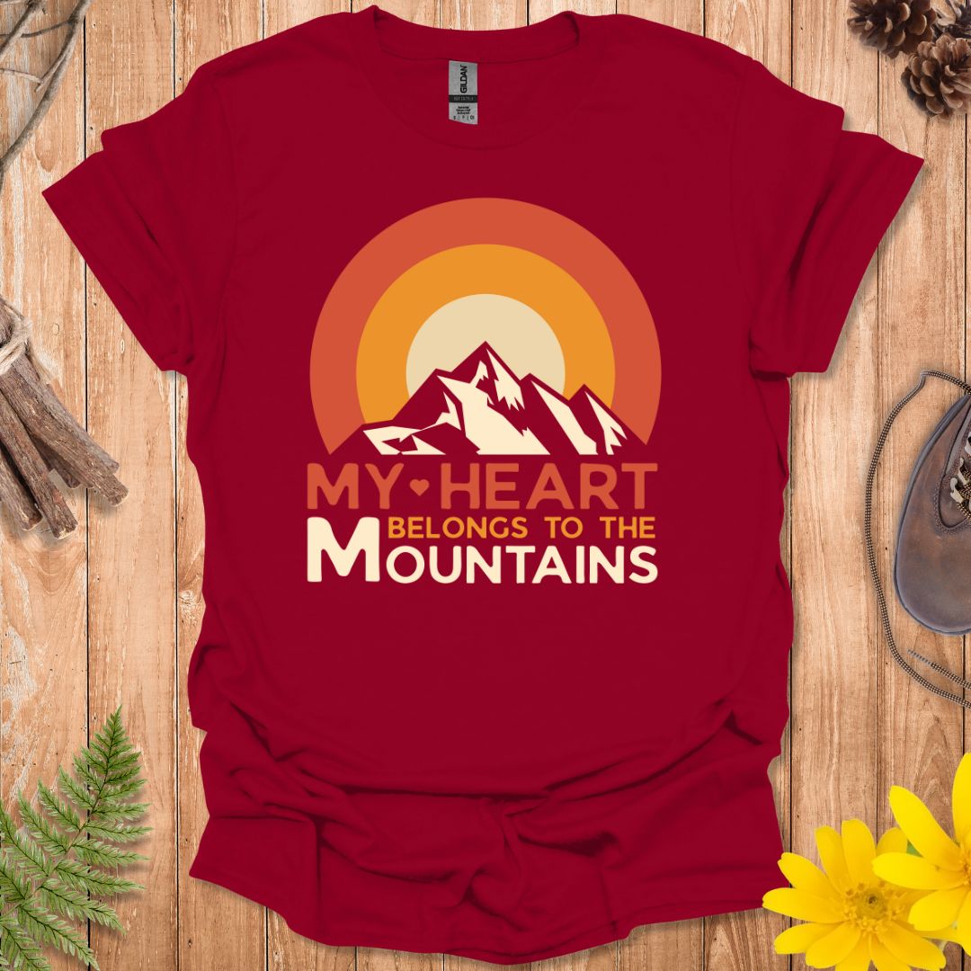 Heart Belongs To The Mountains T-Shirt