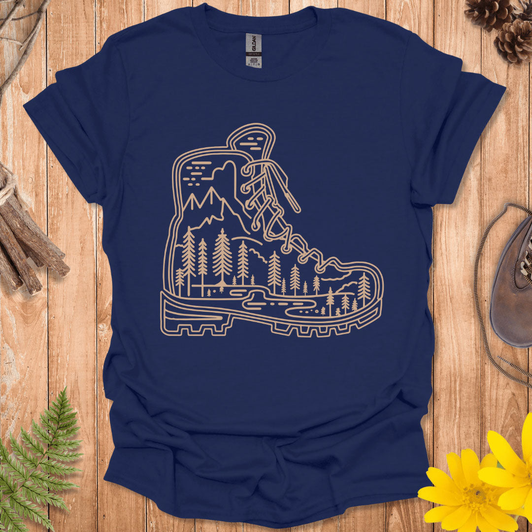 Hiking Boot Nature T-Shirt
