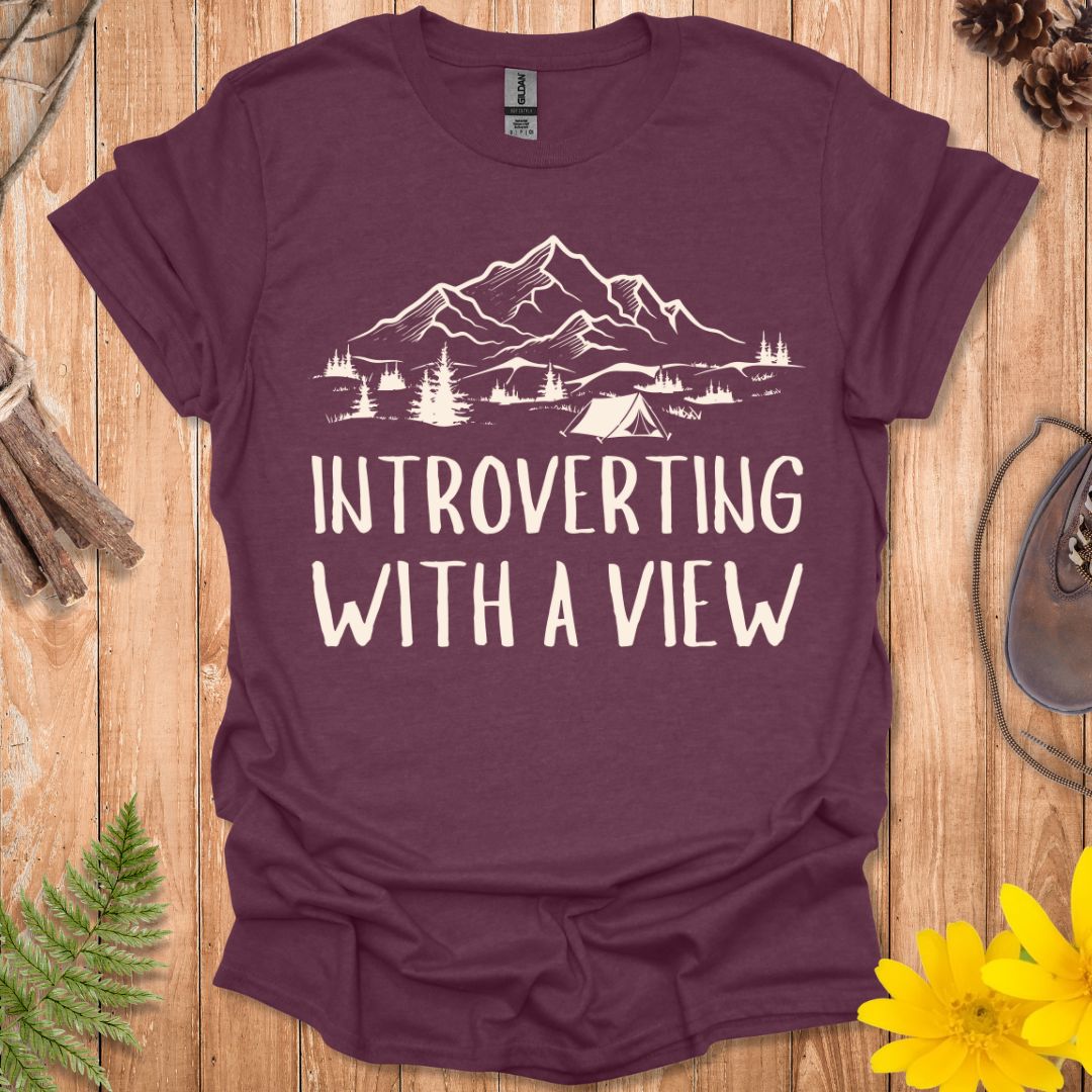 Introverting With A View T-Shirt