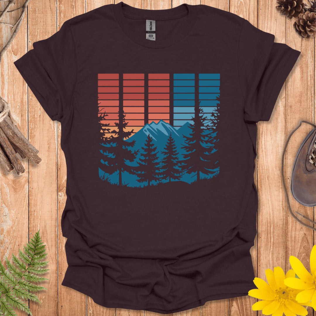 Retro Block Nature T-Shirt