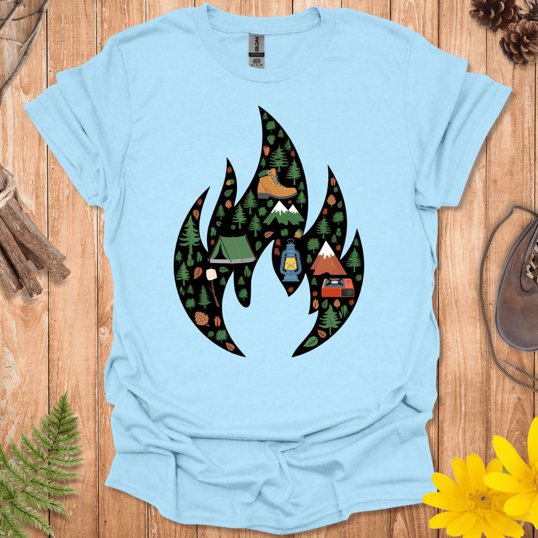 Camping Flame T-Shirt