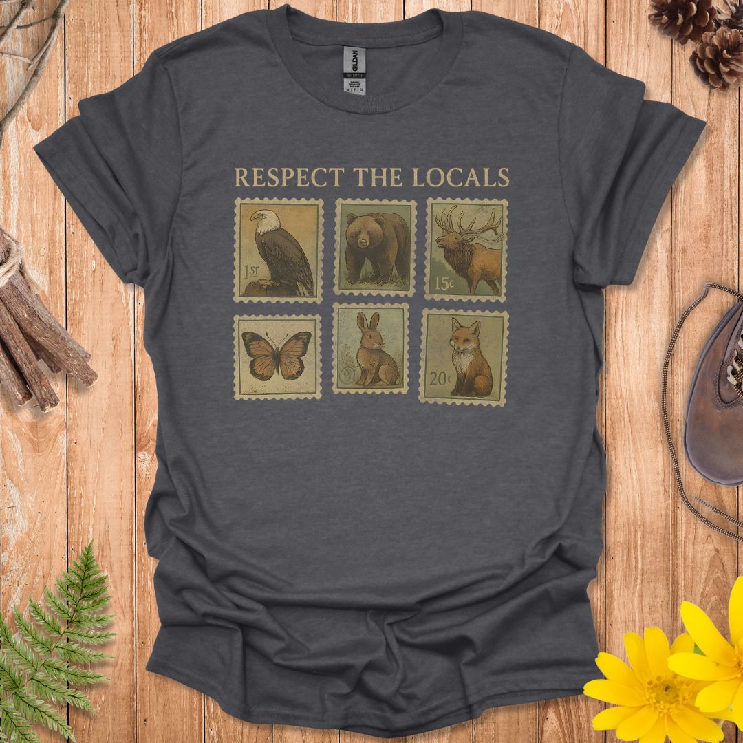 Respect The Locals Stamp T-Shirt
