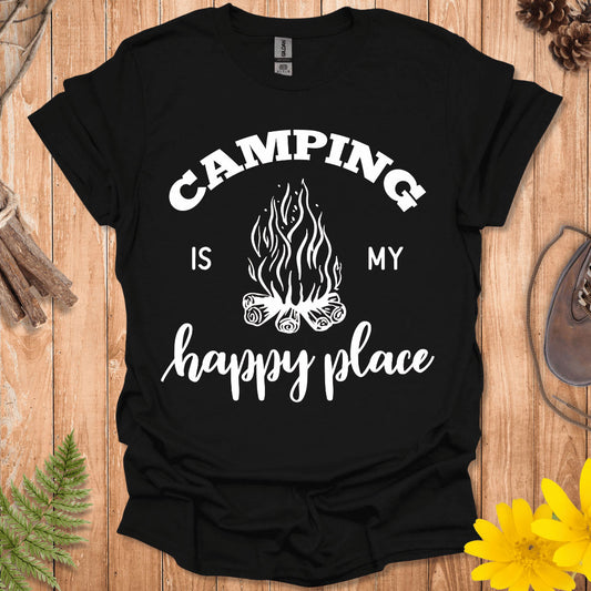 Camping Is My Happy Place T-Shirt