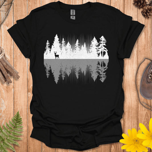 Deer Forest Reflection T-Shirt