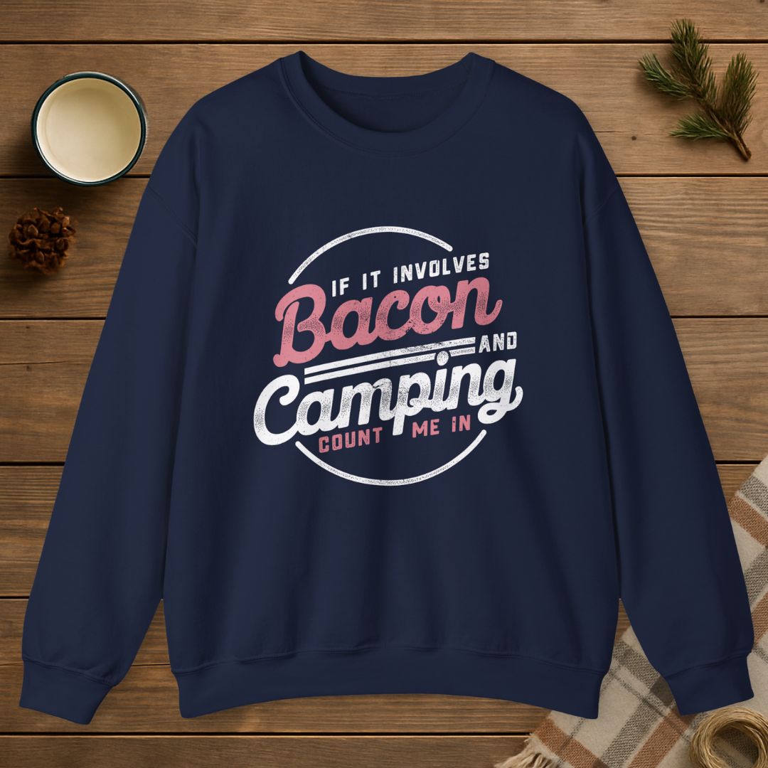 Bacon And Camping Sweatshirt