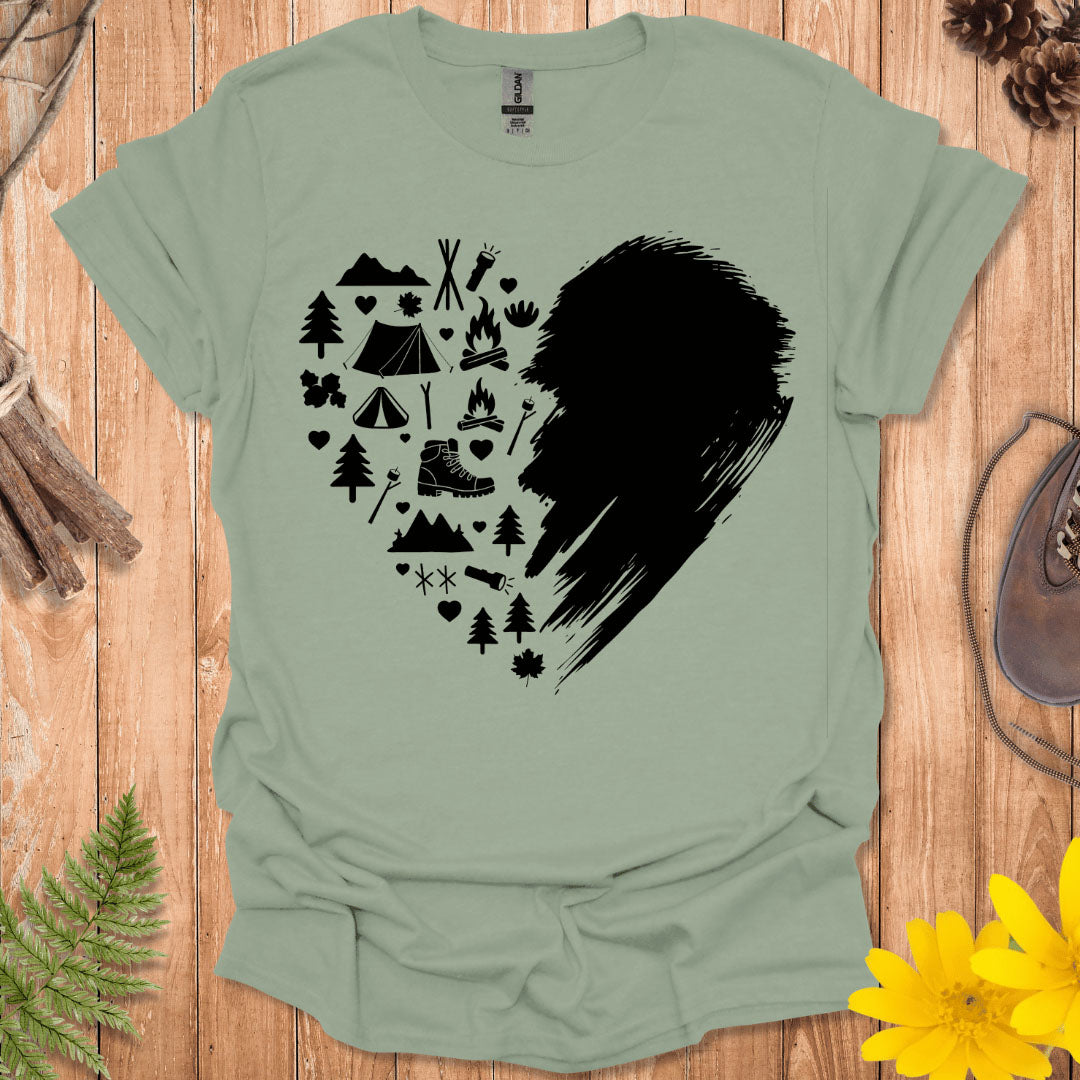 Heart Camping T-Shirt