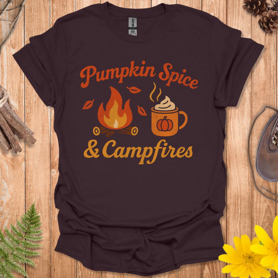 Pumpkin Spice And Campfires T-Shirt