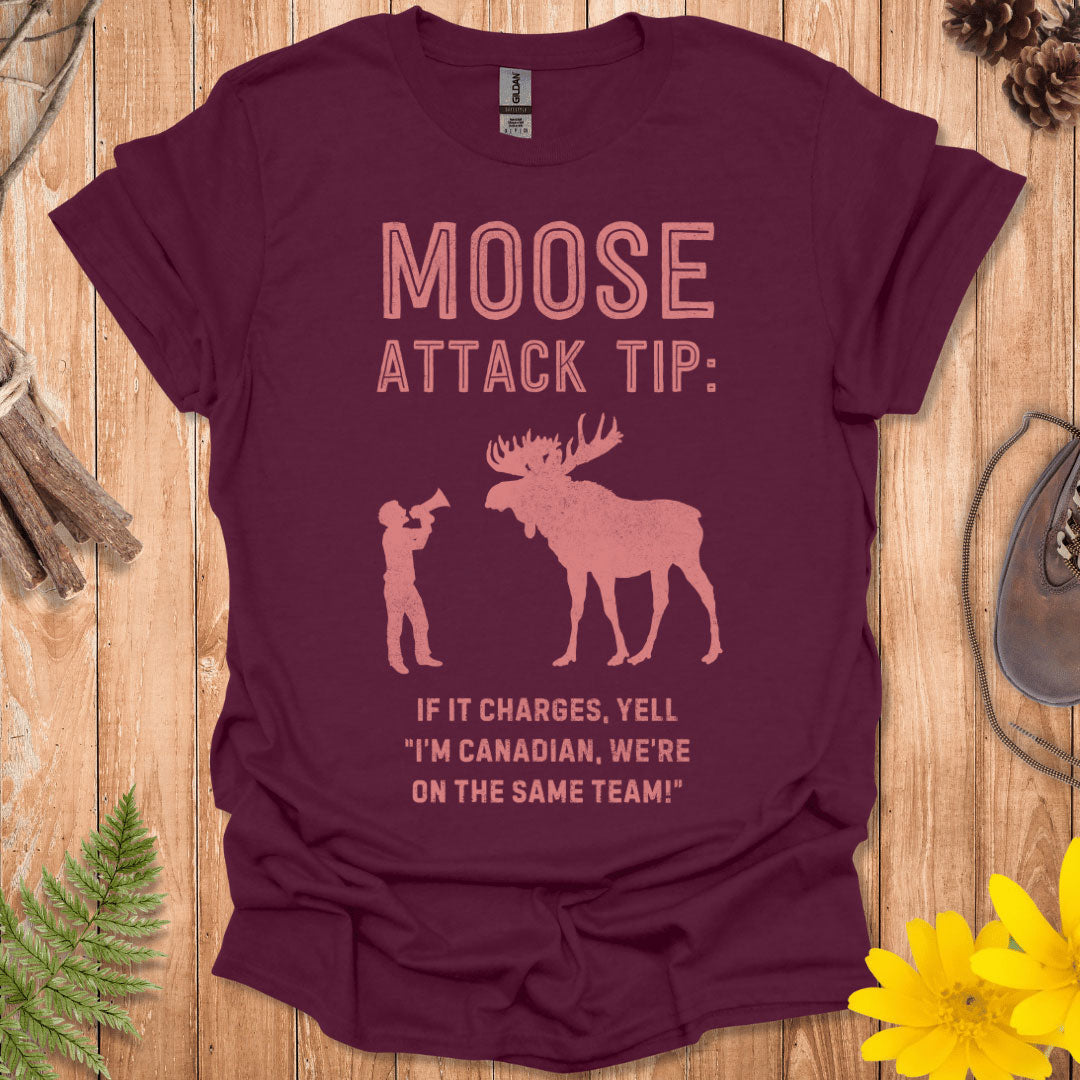 Moose Attack Tip T-Shirt