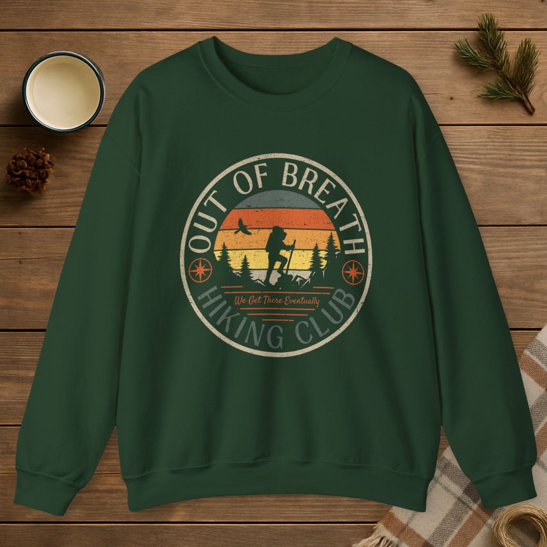Out of Breath Hiking Club Sweatshirt