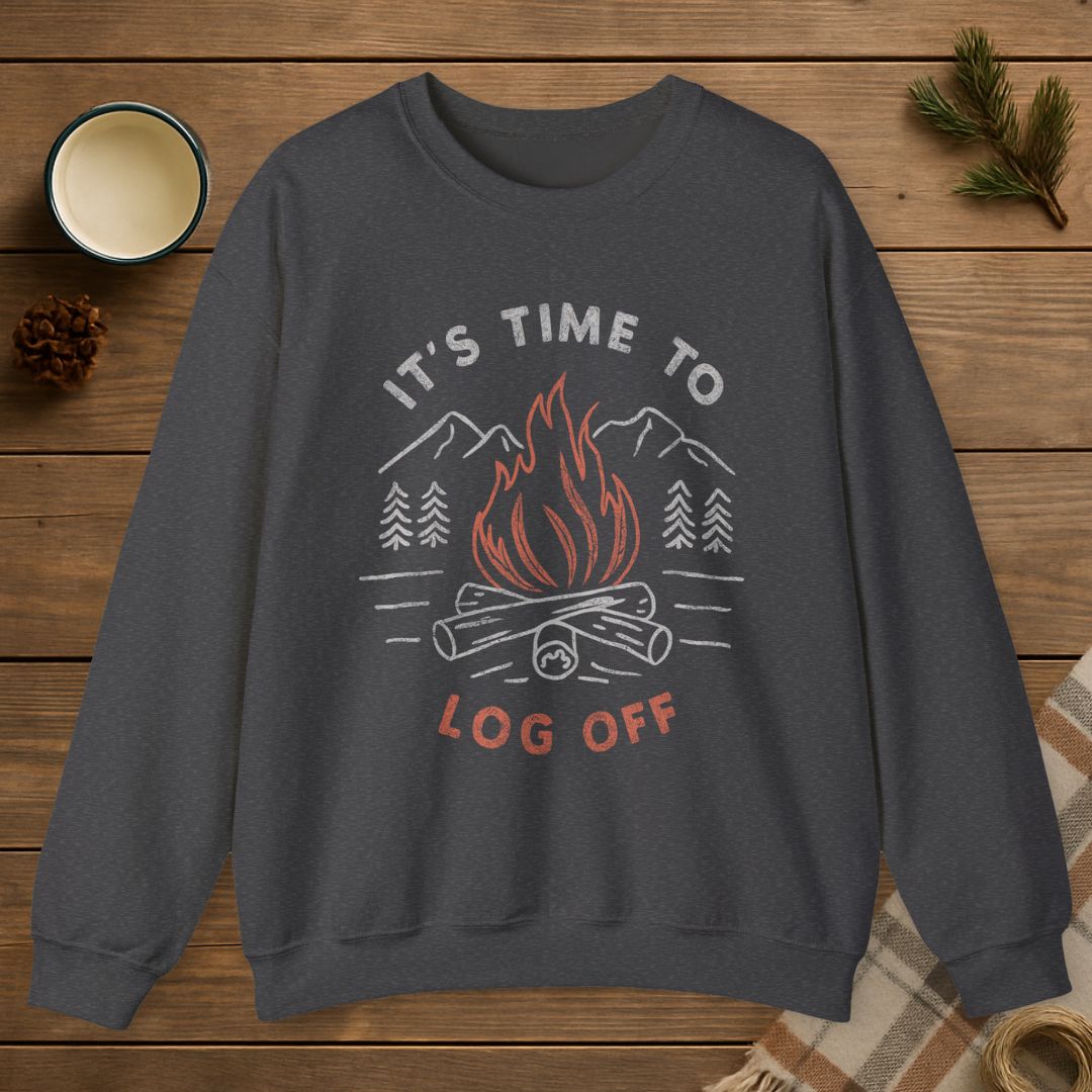 It's Time To Log Off Sweatshirt