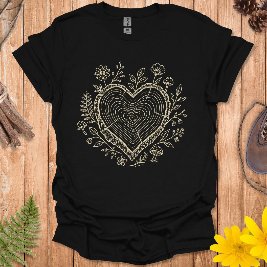 Log Heart T-Shirt