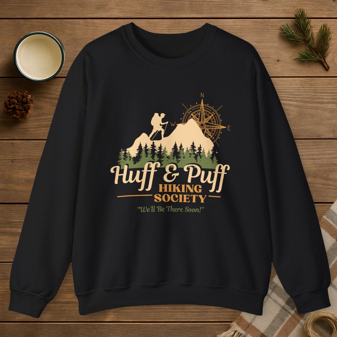 Huff And Puff Hiking Society Sweatshirt