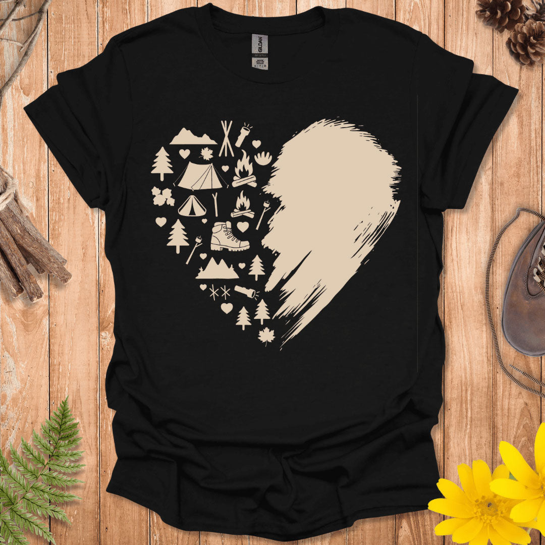 Heart Camping T-Shirt