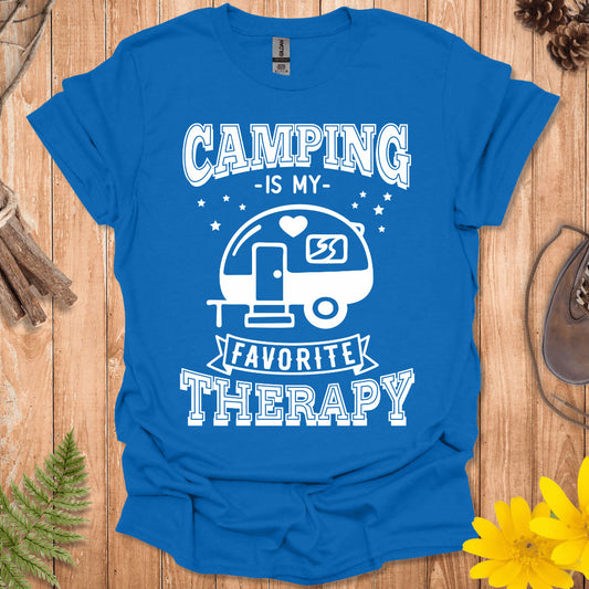 Camping Is My Favorite Therapy T-Shirt