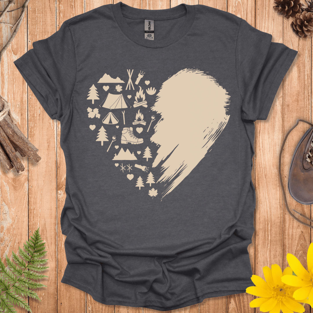 Heart Camping T-Shirt