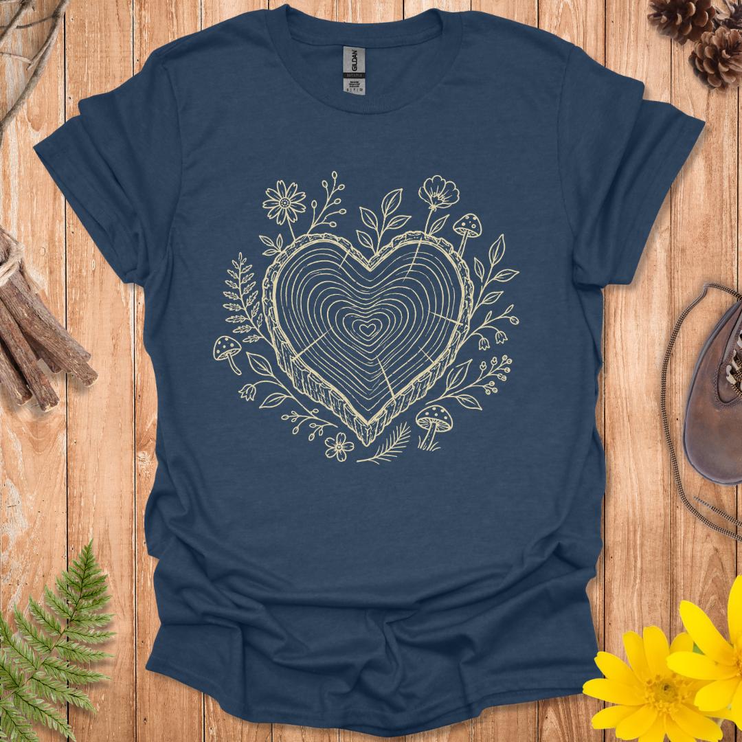 Log Heart T-Shirt