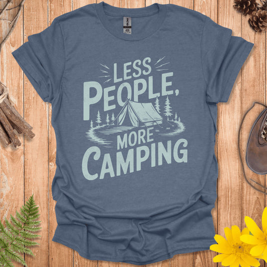 Less People More Camping T-Shirt