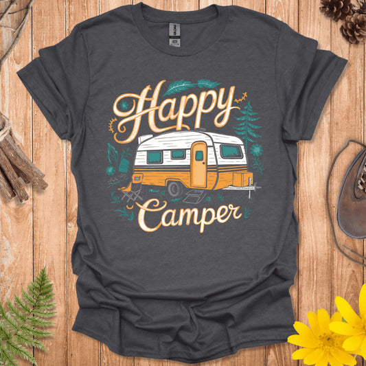 Happy Camper Trailer T-Shirt