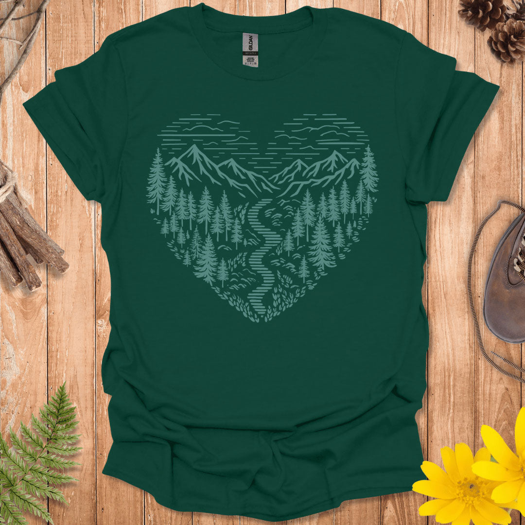 Nature Lover Heart T-Shirt