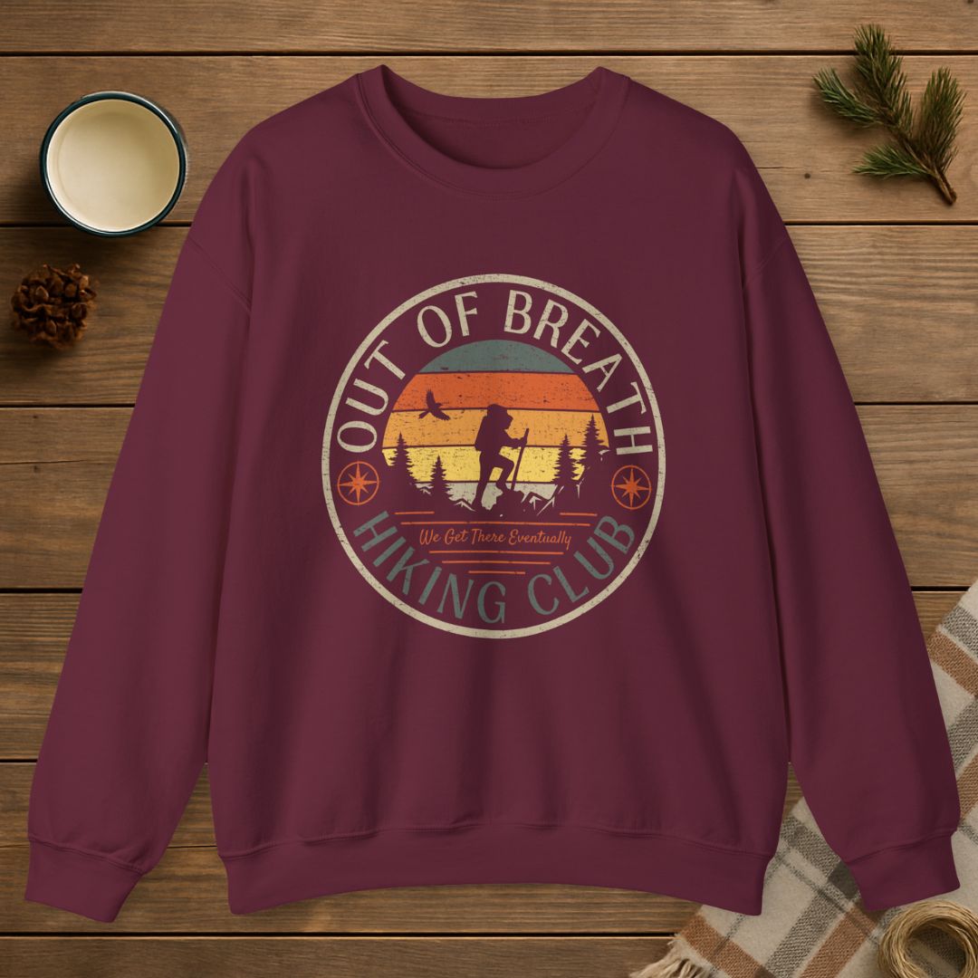 Out of Breath Hiking Club Sweatshirt