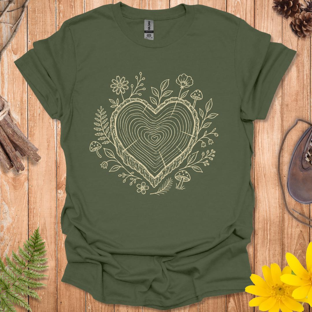 Log Heart T-Shirt