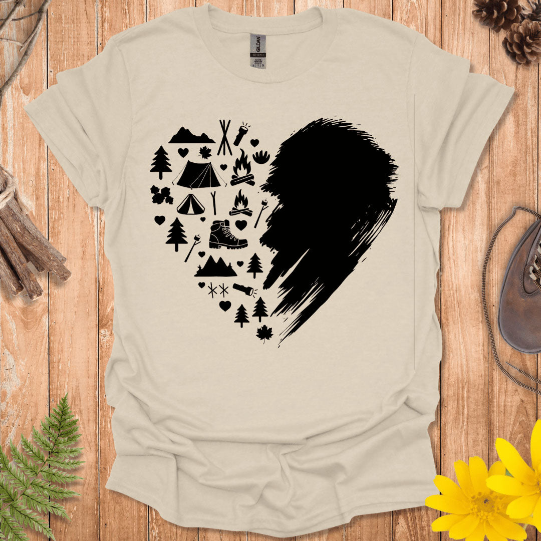 Heart Camping T-Shirt