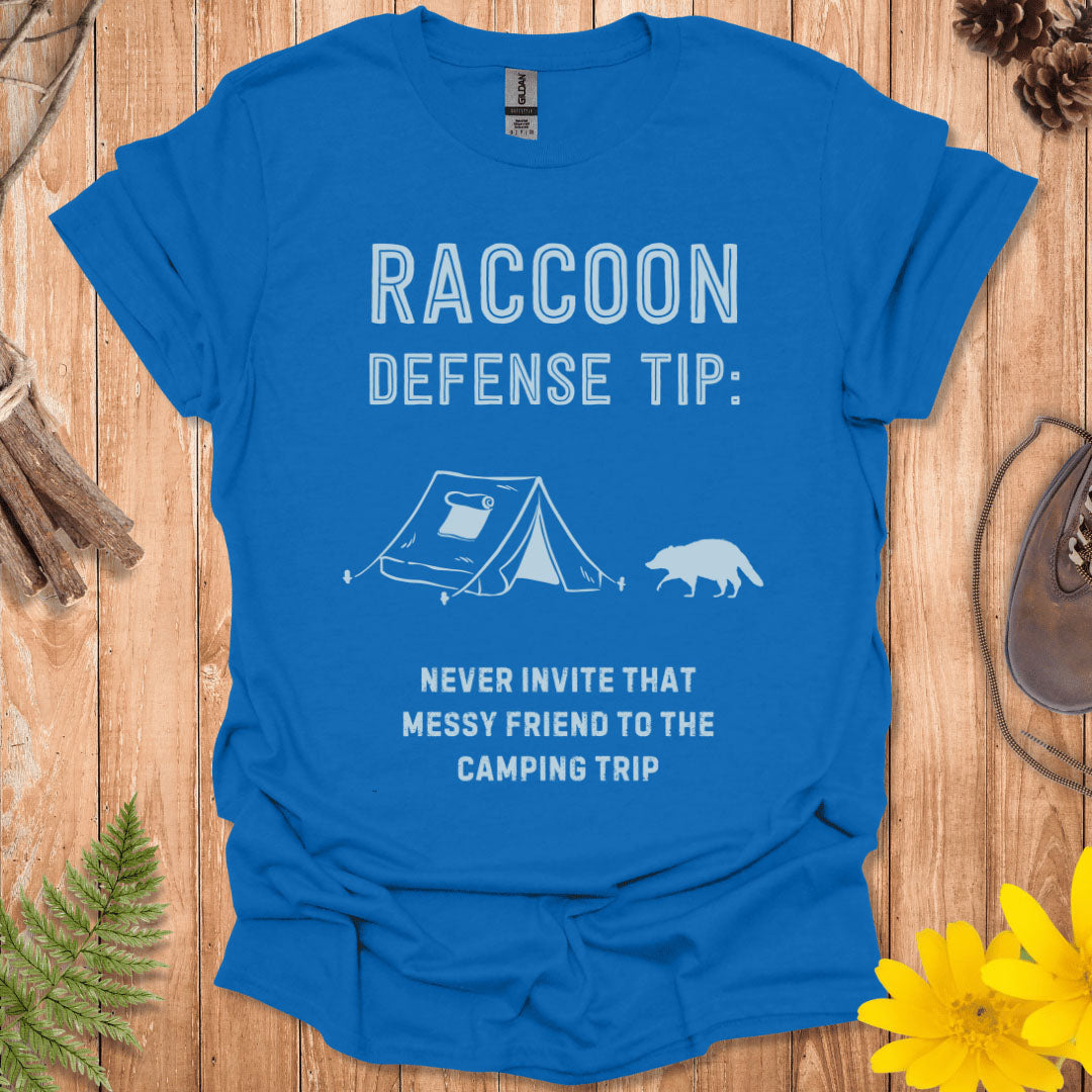 Raccoon Defense Tip T-Shirt