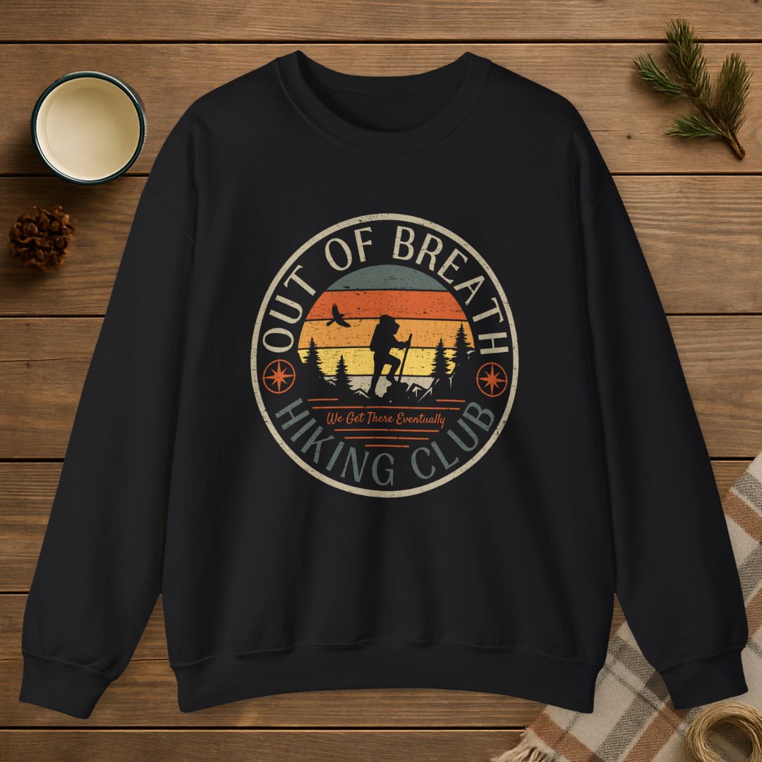 Out of Breath Hiking Club Sweatshirt
