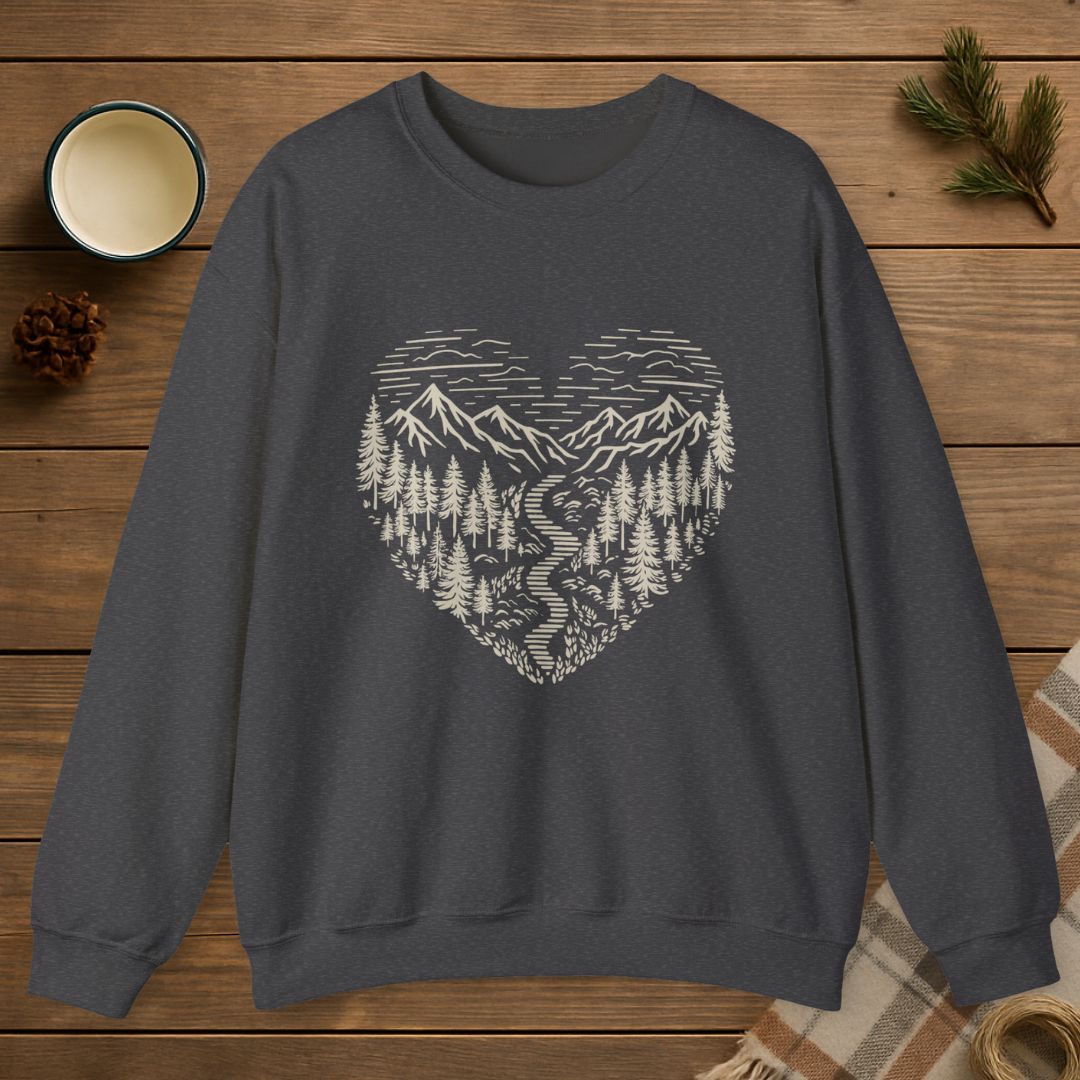 Nature Lover Heart Sweatshirt