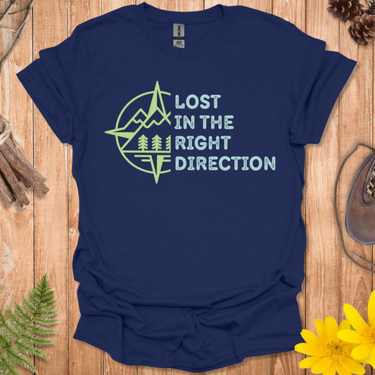 Lost In The Right Direction Compass T-Shirt