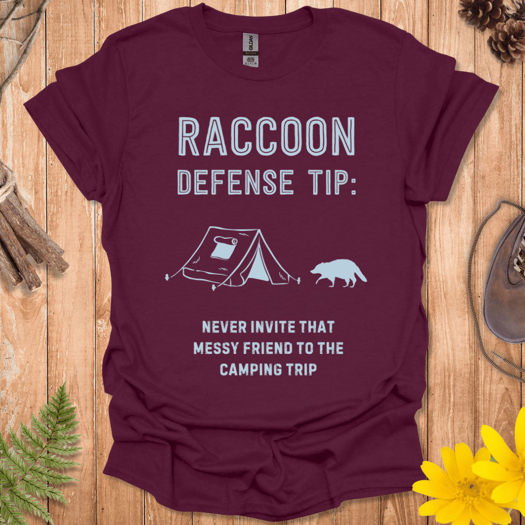 Raccoon Defense Tip T-Shirt