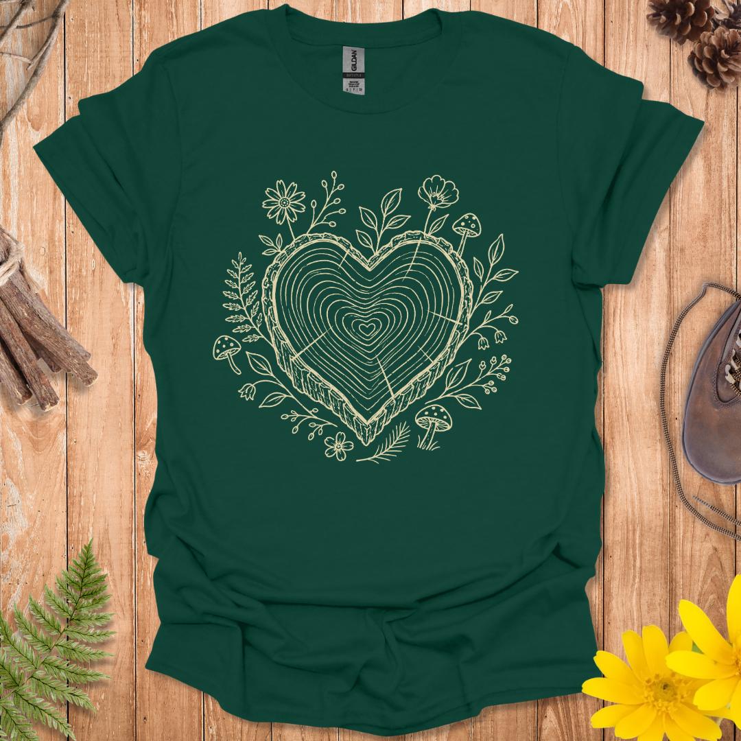 Log Heart T-Shirt